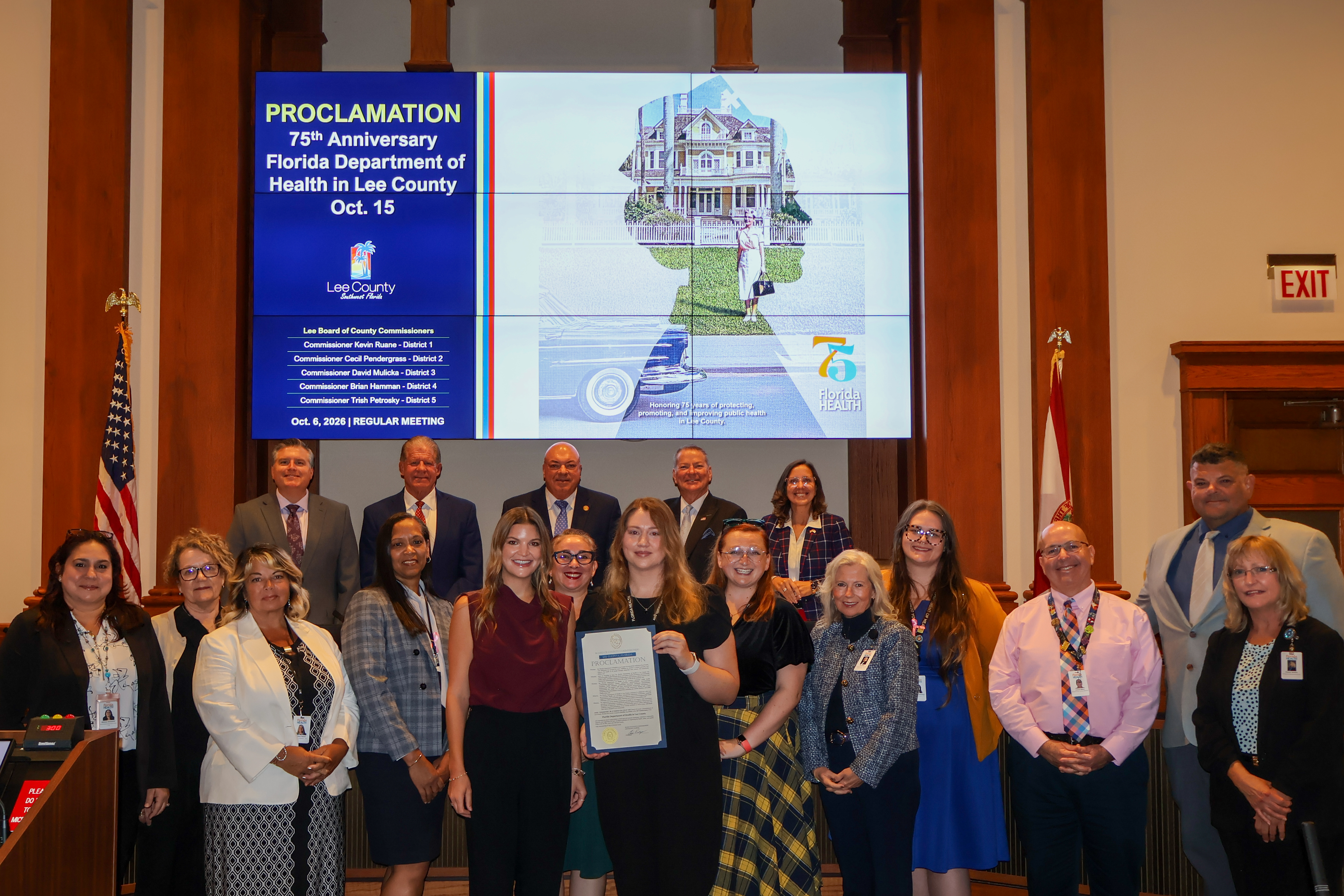 75 Anniversary FL Department of Health in Lee County 1